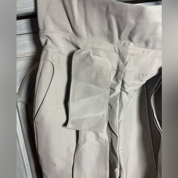 Maticevski Taupe Destined Wrap Pants Draped Asymmetrical Stylish‎ Designer - Picture 4 of 13